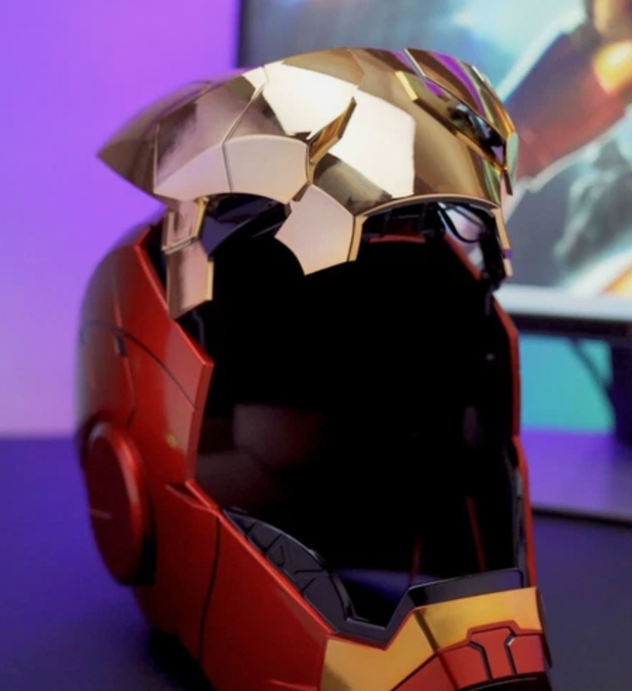 Iron Man MK5 Electric Helmet – Red & Gold