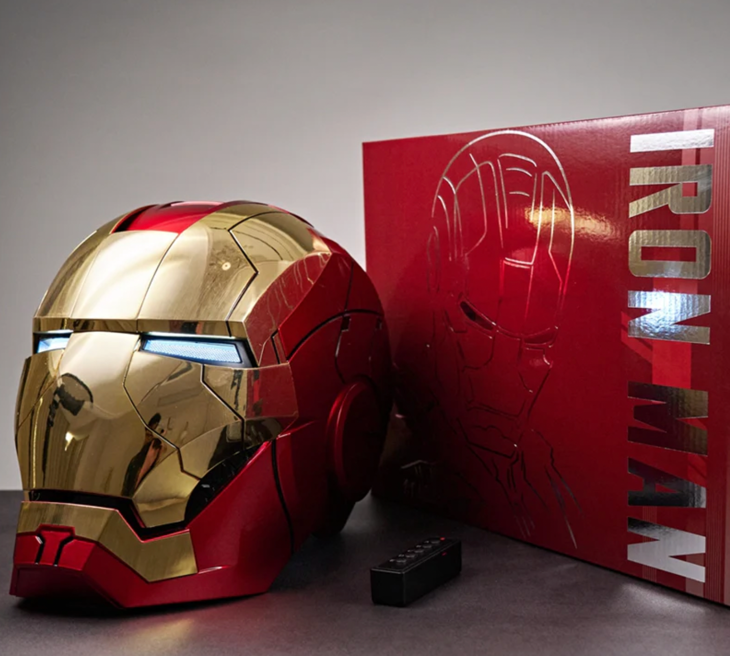 Iron Man MK5 Electric Helmet – Red & Gold