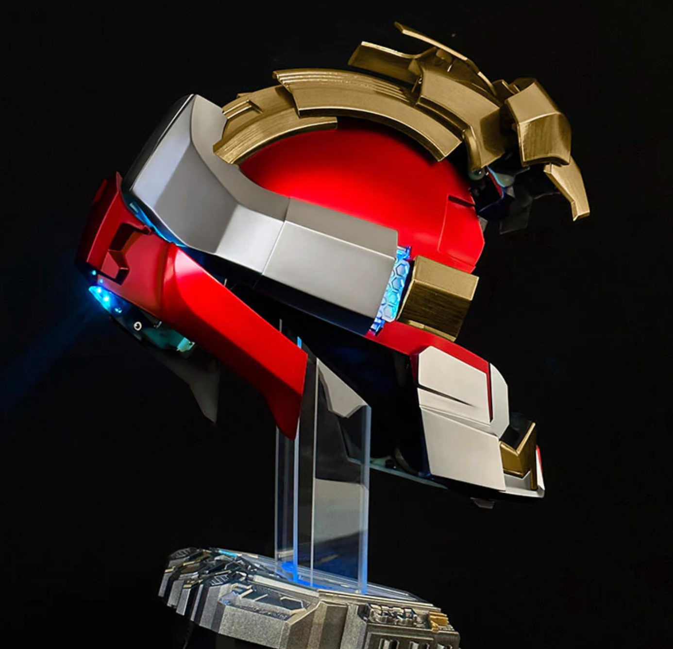 Iron Man MK17 2026 Electric Helmet with 4 opening parts